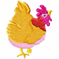 Chickens And Roosters Embroidery Design 9 Chickens And Roosters Embroidery Design 9
